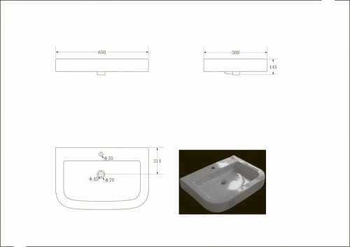 Умывальник Devit Optima 1511130