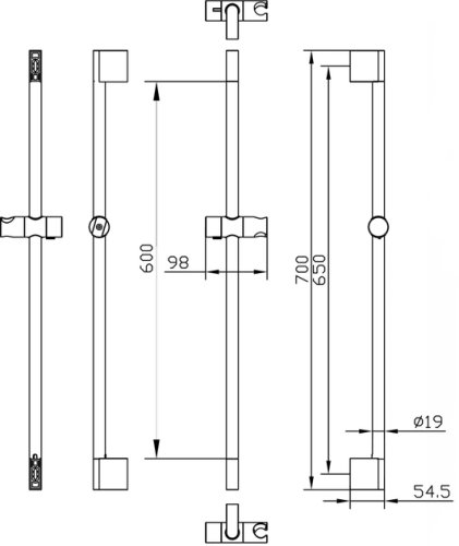 Комплект смесителей для ванны Devit Project 47565147