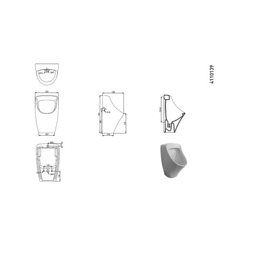 Писсуар подвесной Devit Swift 4110139