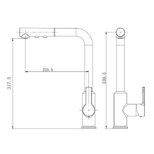 Смеситель для кухни Devit Snape 100844