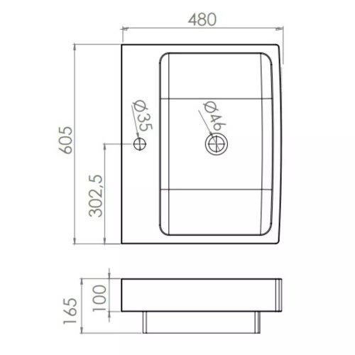 Умывальник Devit Art 2.0 SPB-5107