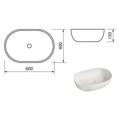 Умивальник Devit Laguna 1011110