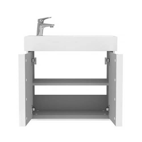 Тумба с умывальником Devit Quadra 083065W