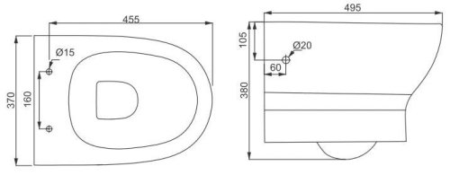Унитаз + инсталляция Devit 90.211+ 3120121 + 90.211.MH