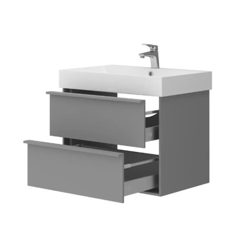 Тумба с умывальником Devit Quadra 083070G