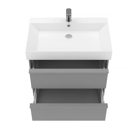 Тумба с умывальником Devit Quadra 083070G