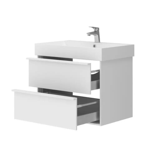 Тумба с умывальником Devit Quadra 083070WB
