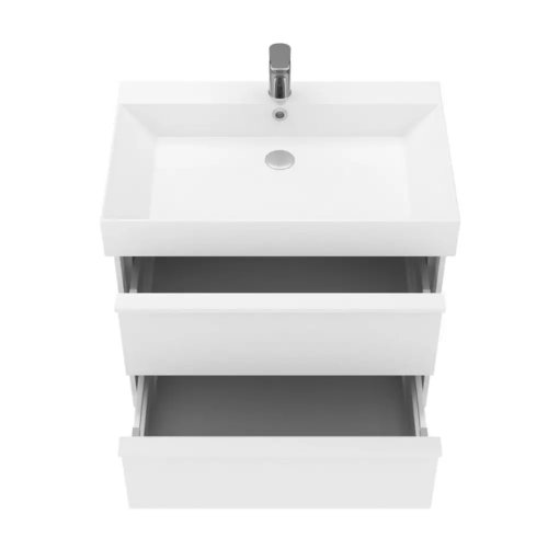 Тумба с умывальником Devit Quadra 083070WB