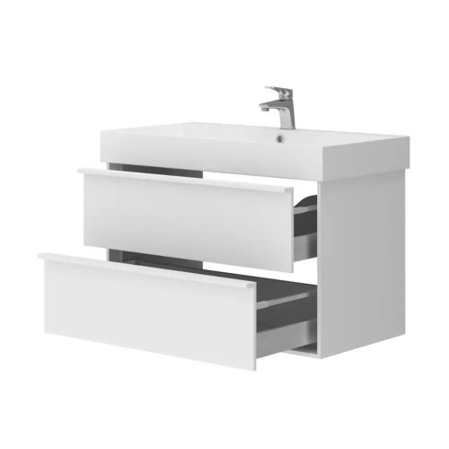 Тумба с умывальником Devit Quadra 083085WB