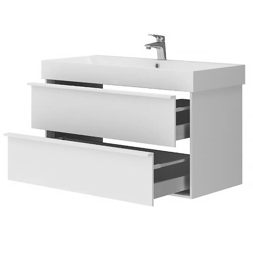 Тумба с умывальником Devit Quadra 083100WB