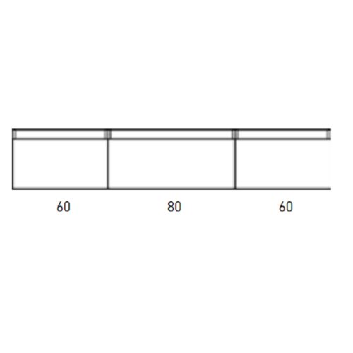 Тумба под умывальник Devit Linea 089749W