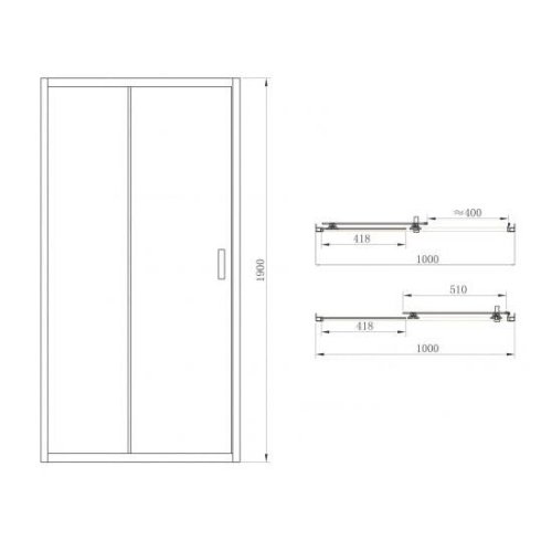 Душевые двери Primera Frame SDC1010