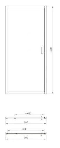 Душевые двери Primera Frame SDC1190