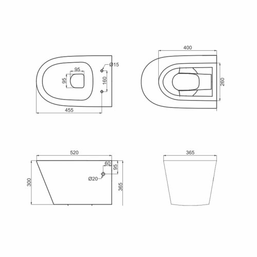 Унитаз подвесной Primera Topic 8320020