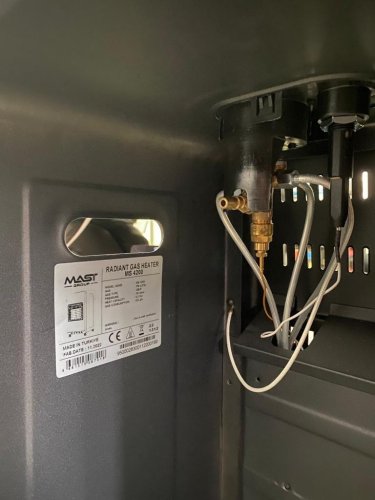 Обогреватель газовый инфракрасный MS 4200 + Баллон газовый Vitkovice 3 кг