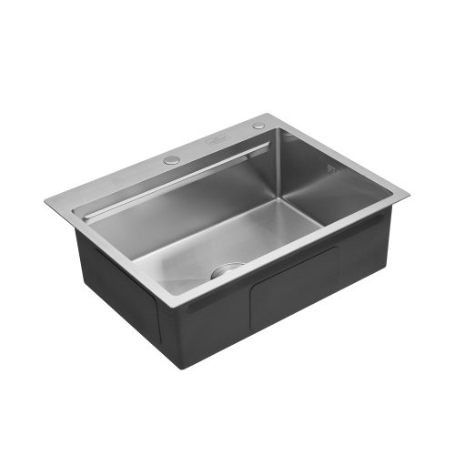 Кухонная мойка Kroner KRP Geberst - 6350HM (3,0/1,0 мм)