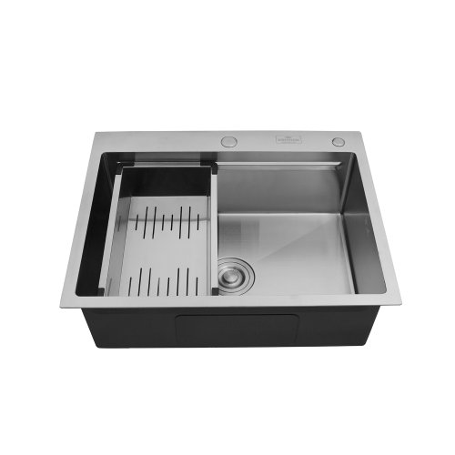 Кухонная мойка Kroner KRP Geberst - 6350HM (3,0/1,0 мм)