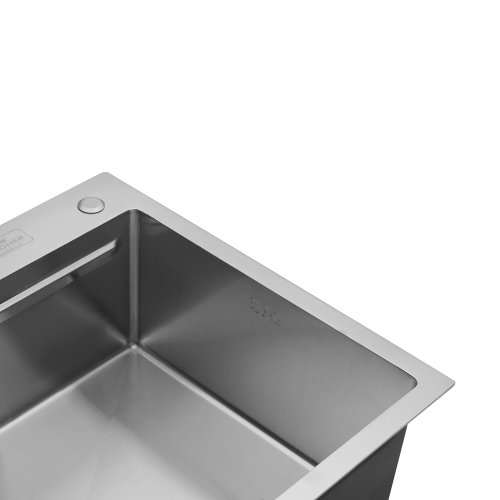 Кухонная мойка Kroner KRP Geberst - 6350HM (3,0/1,0 мм)