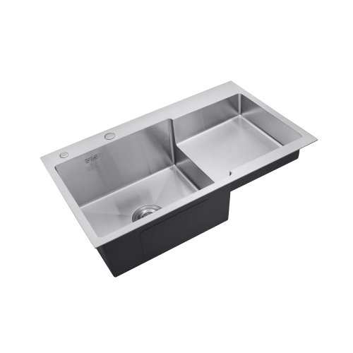 Кухонная мойка Kroner KRP Geberst - 7848LHM (3,0/1,0 мм)