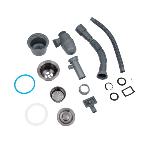 Кухонная мойка Kroner KRP PVD Schwarze - 6350HM (3,0/1,0 мм)