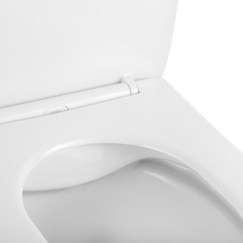 Унитаз подвесной Kroner KRP-C934UF Rimless 370х360х480 мм, сиденье Slim Duroplast/Soft-close/Quick relase