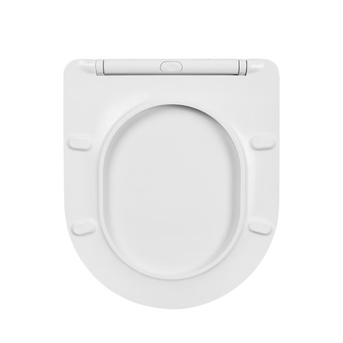 Унитаз подвесной Kroner KRP-C934UF Rimless 370х360х480 мм, сиденье Slim Duroplast/Soft-close/Quick relase