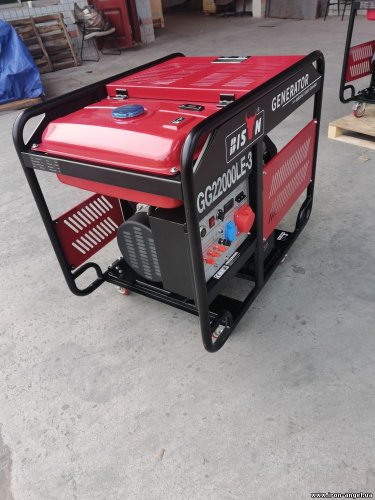 Бензиновый генератор Bison GG 22000 LE-3
