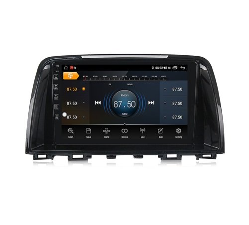 Штатна магнітола FORS.auto M400 для Mazda 6 (4+64Gb, 9") 2012-2016