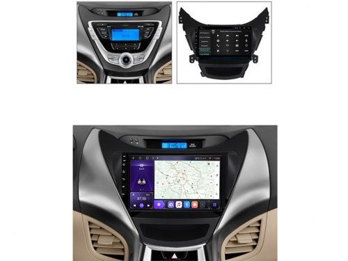 Штатна магнітола FORS.auto M150 для Hyundai Elantra (2+32Gb, 9") 2011-2013