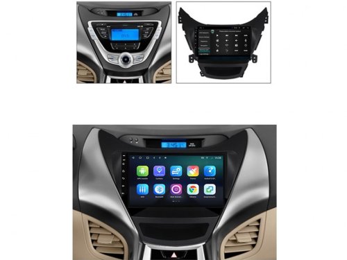 Штатна магнітола FORS.auto M200 для Hyundai Elantra (2+32Gb, 9") 2011-2013