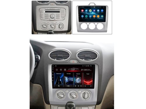 Штатная магнитола FORS.auto M100 для Ford Focus (Manual AC) 2005-2011