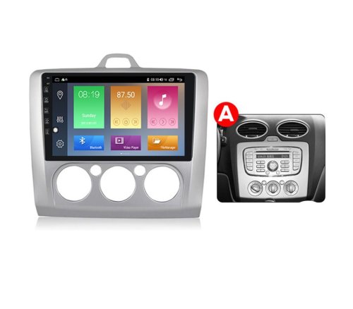 Штатная магнитола FORS.auto M200 для Ford Focus (Manual AC) 2005-2011