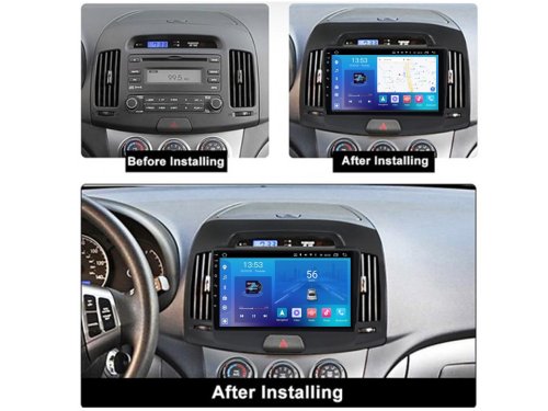 Штатна магнітола FORS.auto M150 для Hyundai Elantra (2+32Gb, 9") 2006-2011