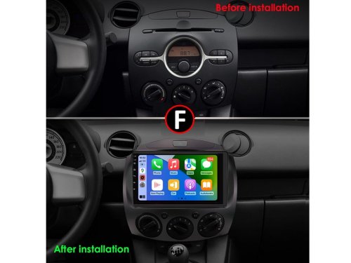 Штатная магнитола FORS.auto M400 для Mazda 2 (4+64Gb, 9") 2007-2014