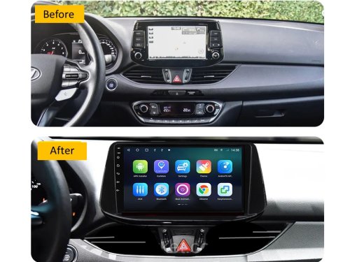 Штатна магнітола FORS.auto M500 для Hyundai i30 (4+64Gb, 9") 2017-2019