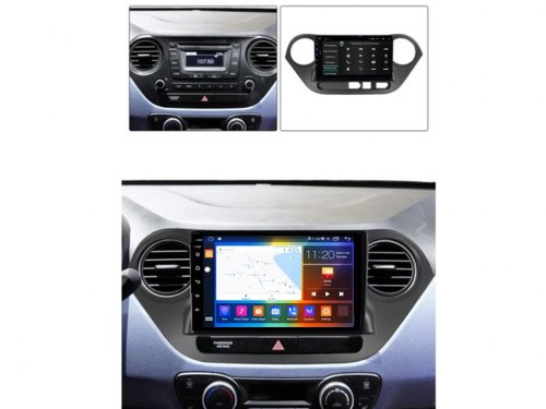 Штатна магнітола FORS.auto М300 для Hyundai i10 (3+32Gb, 9") 2014-2017