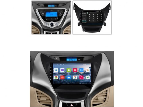 Штатна магнітола FORS.auto М300 для Hyundai Elantra (3+32Gb, 9") 2011-2013