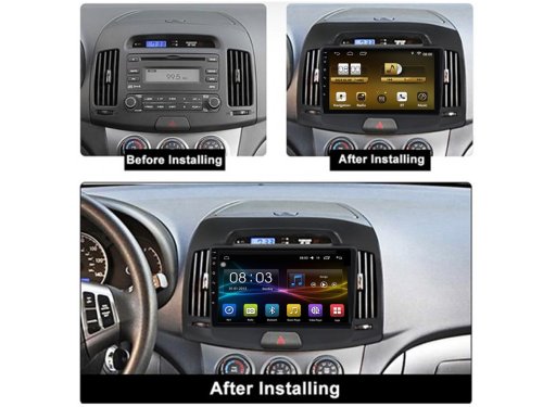 Штатна магнітола FORS.auto М300 для Hyundai Elantra (3+32Gb, 9") 2006-2011