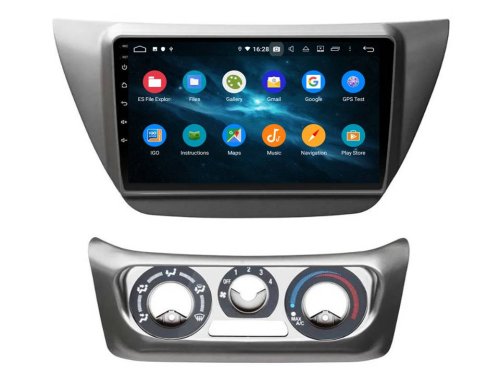 Штатна магнітола FORS.auto М500 для Mitsubishi Lancer IX (9 inch, grey) 2006