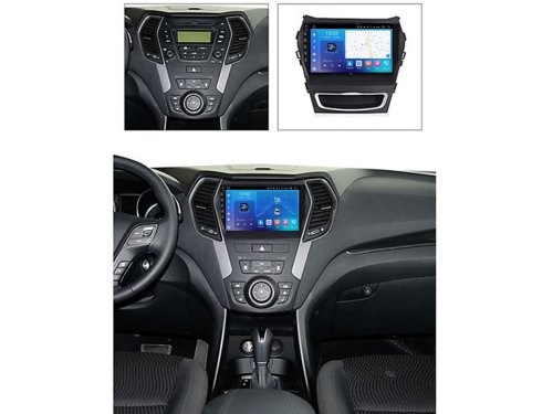 Штатная магнитола FORS.auto M600 для Hyundai Santa Fe/IX45 (6+128Gb, 9") 2012-2017