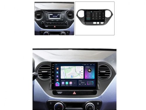 Штатна магнітола FORS.auto M600 для Hyundai i10 (6+128Gb, 9") 2014-2017