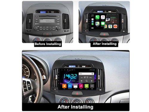 Штатная магнитола FORS.auto M600 для Hyundai Elantra (6+128Gb, 9") 2006-2011