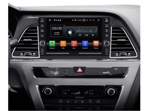 Штатная магнитола FORS.auto K100 для Hyundai Sonata (1+16Gb, 8") 2015-2018