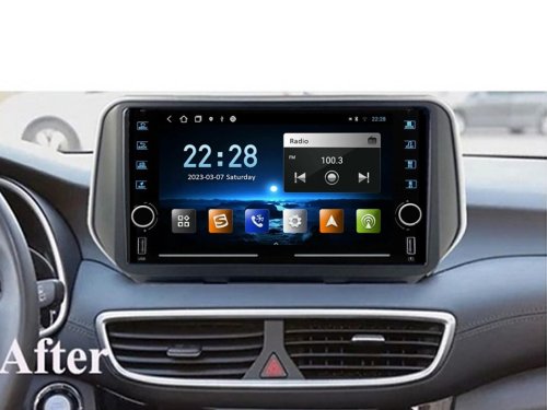 Штатна магнітола FORS.auto K100 для Hyundai Santa Fe (1+16Gb, 9") 2018+