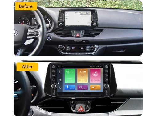 Штатная магнитола FORS.auto K100 для Hyundai i30 (1+16Gb, 8") 2017-2019