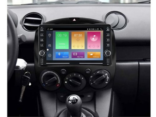 Штатная магнитола FORS.auto K100 для Mazda 2 (1+16Gb, 8") 2007-2014