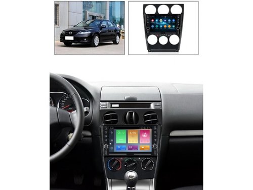 Штатная магнитола FORS.auto K100 для Mazda 6 (1+16Gb, 8") 2002-2008