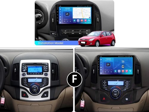 Штатная магнитола FORS.auto M100 для Hyundai I30 (1+16Gb, 9", Auto AC) 2008-2011