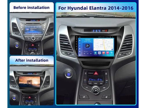 Штатна магнітола FORS.auto M100 для Hyundai Elantra (1+16Gb, 9") 2014-2016