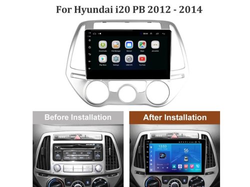 Штатная магнитола FORS.auto M100 для Hyundai i20 (1+16Gb, 9", Manual AC) 2012-2014